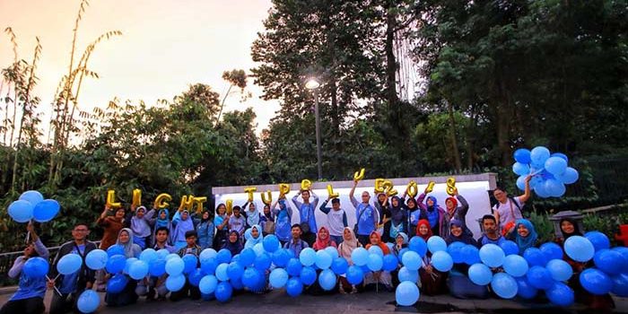 Light It Up Blue, Bogor! Lawang Salapan