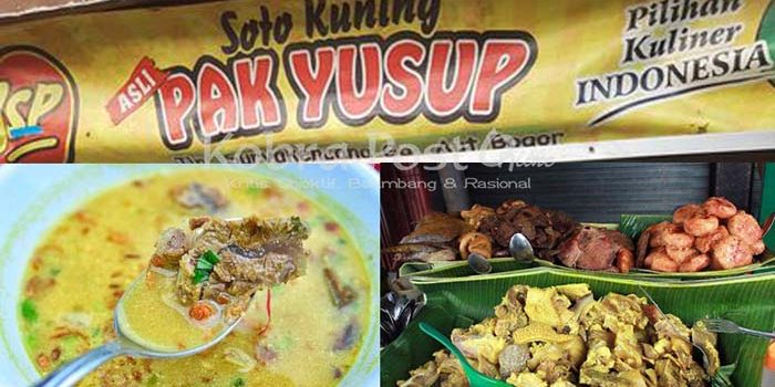 Kuliner Bogor, Soto Kuning Pa Yusup