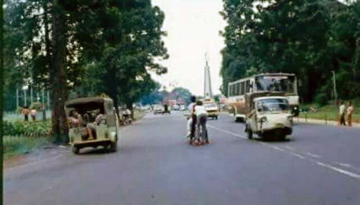 Jalan Padjadjaran tahun 1986