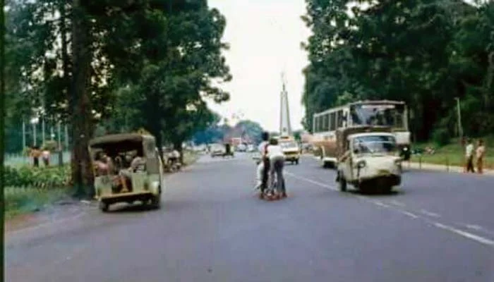 Jalan Padjadjaran tahun 1986