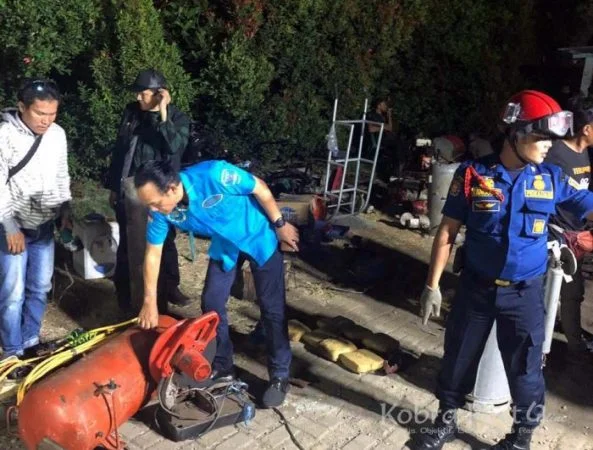 BNN Bongkar 200 Kg Ganja Dalam Tabung Gas Nitrogen