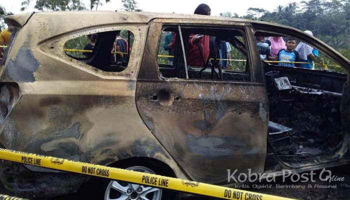 Mobil Terbakar di Sukabumi