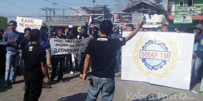 Ratusan Karyawan PT. Tang Mas Cidahu Lakukan Aksi Damai