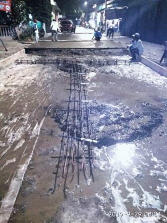Jalan Lingkar Sukatani Bekasi Paket 3 Diduga Dikerjakan Asal Jadi