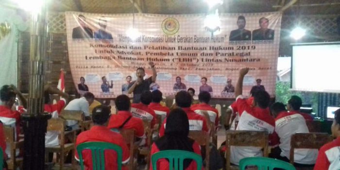 Peringati HUT Ke-2, LBH LINNUS Adakan Konsolidasi Hukum
