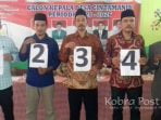 Pengundian Nomor Urut Calon Kades Cintamanik Berjalan Lancar