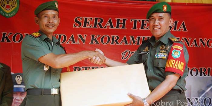 Sertijab Danramil 2125 Nanggung Penuh Haru dan Khidmat