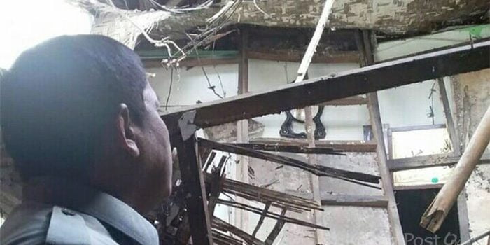 Bayi 40 Hari Tertimpa Atap Rumah Ambruk di Pulo Geulis
