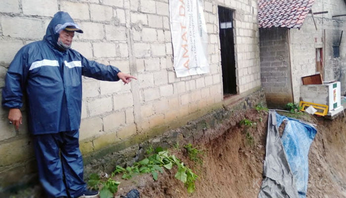 Longsor di Desa Curug Bitung Kecamatan Nanggung