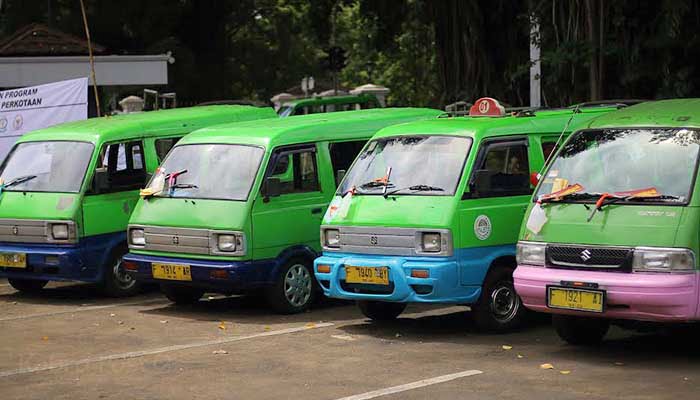 Siap-siap Angkot di Kota Bogor Akan Disemprot Angkot Kota Bogor