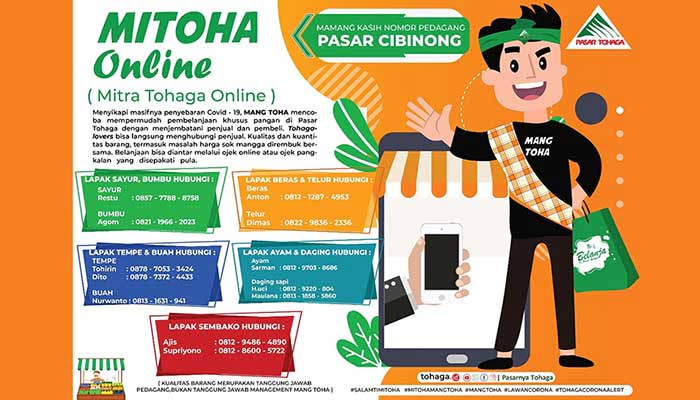 PD Pasar Tohaga Kabupaten Bogor Luncurkan Program Mitoha PD Pasar Tohaga