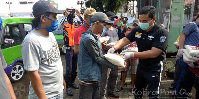 Angkot di Semprot Sopirnya Dapat Beras dari Dishub Kota Bogor