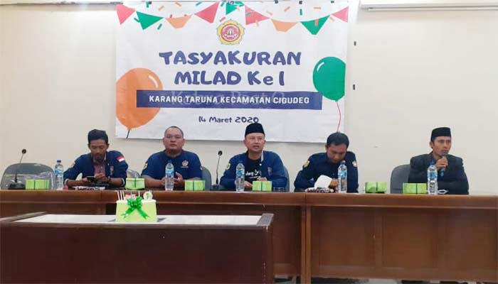 Tasyakuran Milad ke 1 Karang Taruna Kecamatan Cigudeg