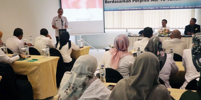 Sertifikasi PBJ, Pemkot Bogor Targetkan Eselon 3 dan 4