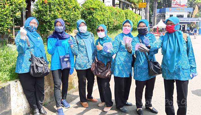 Target Tercapai, Kecamatan Bogor Timur Bagikan 10.000 Masker Gratis Kader PKK Kecamatan Bogor Timur