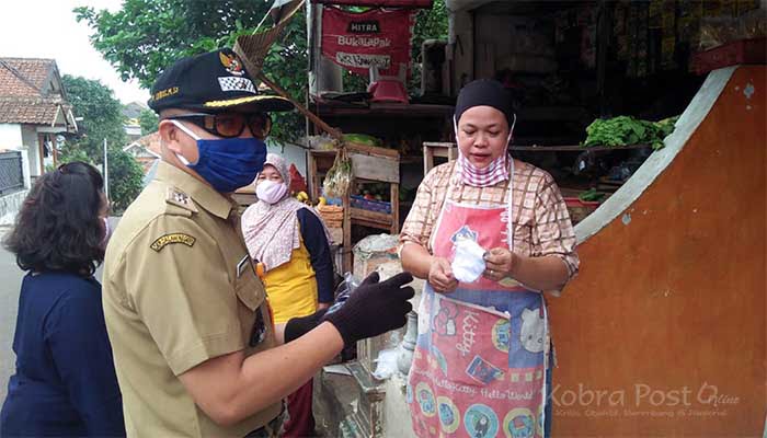 Target Tercapai, Kecamatan Bogor Timur Bagikan 10.000 Masker Gratis Bagikan Masker
