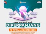 Peserta Didik Belajar di Rumah Sampai Setelah Lebaran