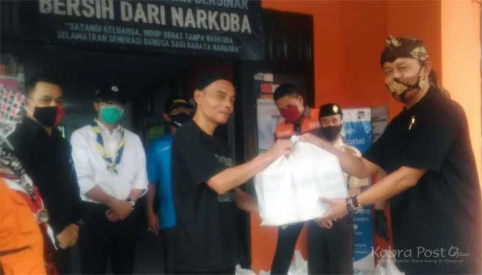 Camat Bogor Tengah Memberikan Santapan Buka Puasa