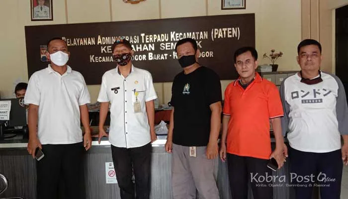 Kelurahan Semplak Sosialisasikan Sanksi Pelanggaran PSBB Kelurahan Semplak