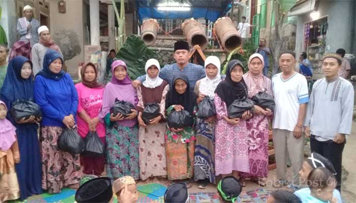 Warga Kp. Nanggewer Desa Batutulis Nanggung Gelar Bukber Santunan Wanita Jompo Kp Nanggewer