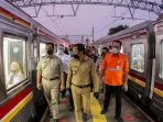 Bima dan Anies Kompak Tinjau Stasiun KRL Bogor KRL