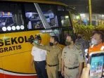 Warga Sambut Gembira Bus Gratis Bogor - Jakarta Bus Gratis