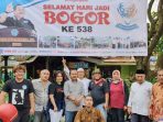 Peringati HJB 538, KKW Kota Bogor Pasang Baliho Ucapan Selamat