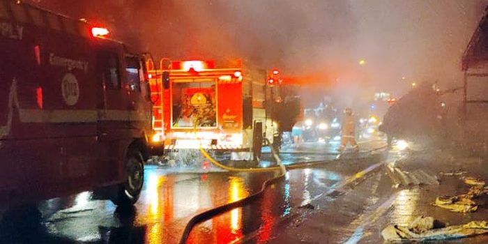 Bengkel Las di Wilayah Tajur Kota Bogor Terbakar