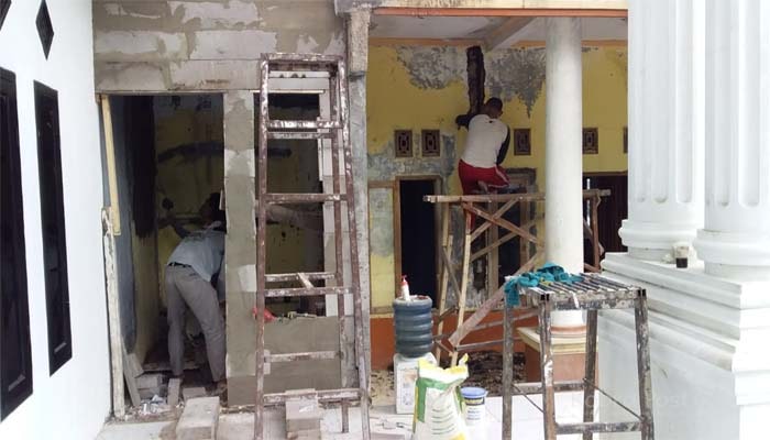 Rehab Aula Kantor Desa Cidahu Sukabumi