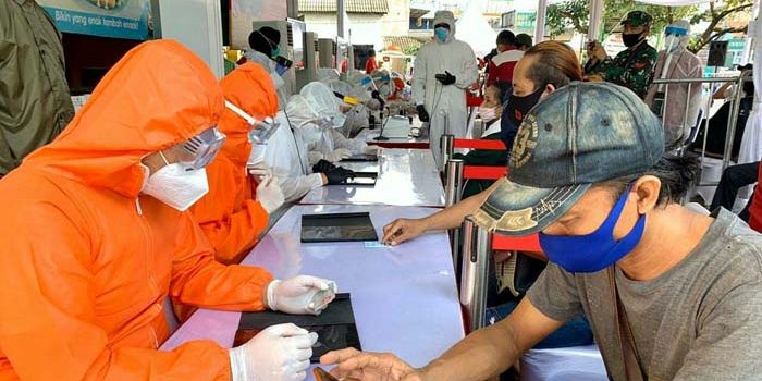 Tes Massal Corona Menyasar ke Pasar di Kabupaten Bogor