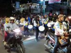 Menarik Drumband Iringi Pawai Obor 1442 H di Cikalong