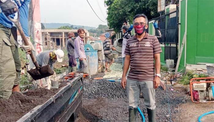 Akhirnya, Jalan Penghubung Desa Sukatani dan Nagrak Terwujud Jalan Penghubung