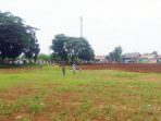 Desa Cilebut Barat Bangun Stadion Mini Tugu Lonceng