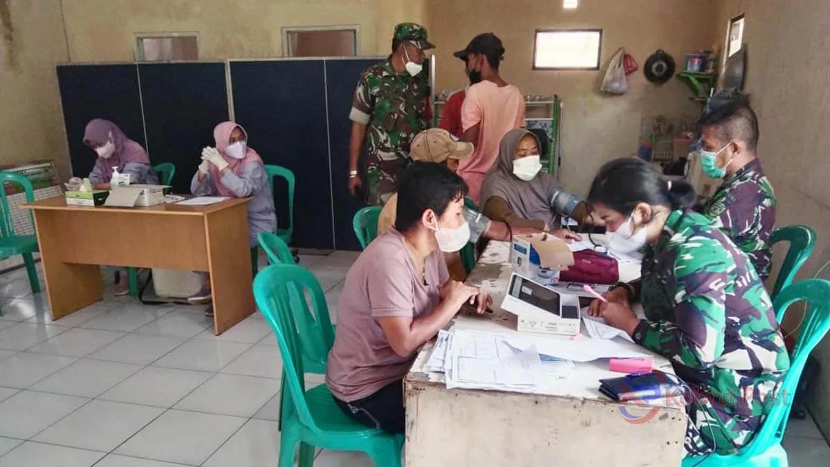 Korem 061/ SK Sasar Vaksin Warga Mekarjaya Cigudeg