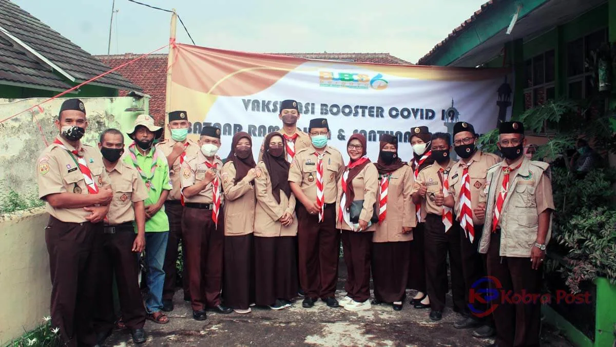 Pramuka Kwarran Bogor Barat Adakan Bazar dan Santunan Kwarran Bogor Barat