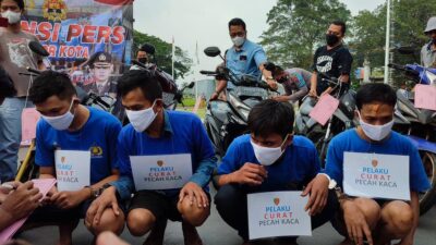 Polresta Bogor Kota Tangkap 4 Pelaku Curat