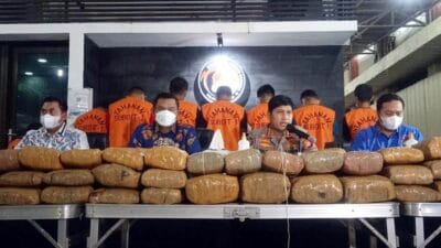 PMJ Bongkar Peredaran Ganja Jaringan Aceh-Medan-Jakarta