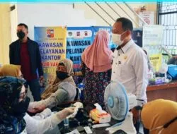 Kecamatan Bobar Targetkan 120 Orang Tervaksin Setiap Hari