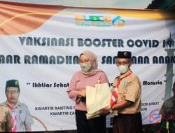 Pramuka Kwarran Bogor Barat Adakan Bazar dan Santunan