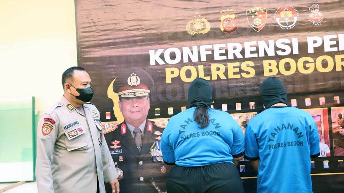 2 sejoli pelaku pembunuhan