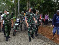 Danrem 061/SK Tinjau TMMD di Desa Cikangkung