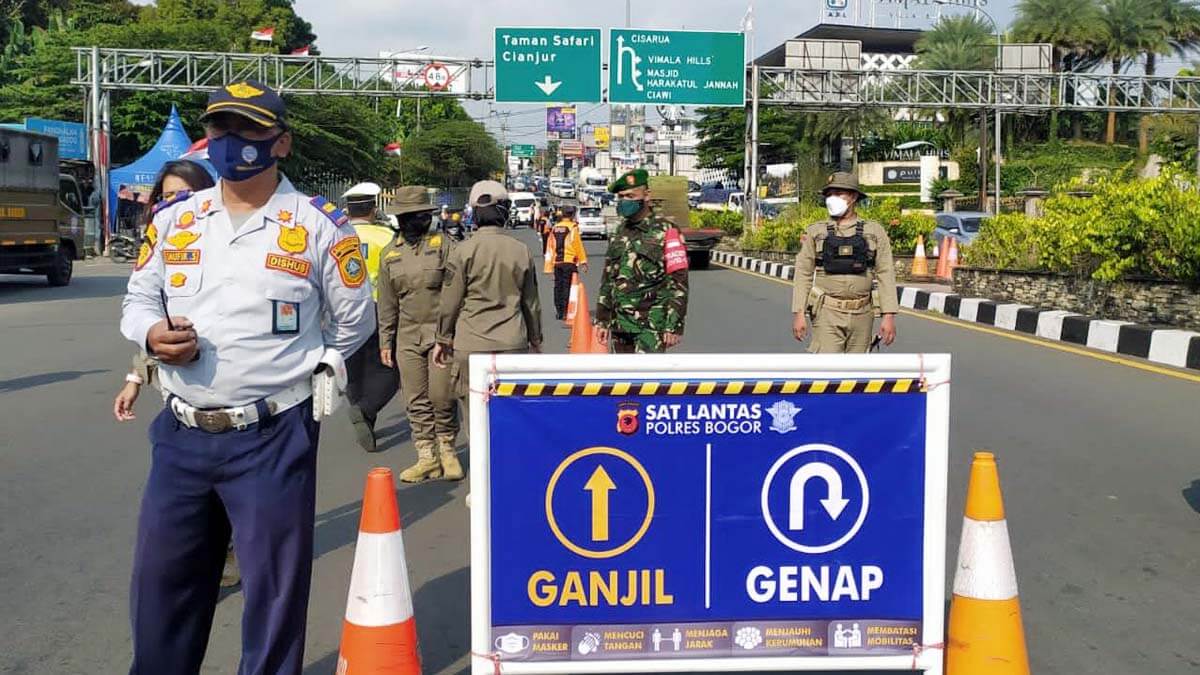 Ganjil Genap Jalur Puncak Bogor