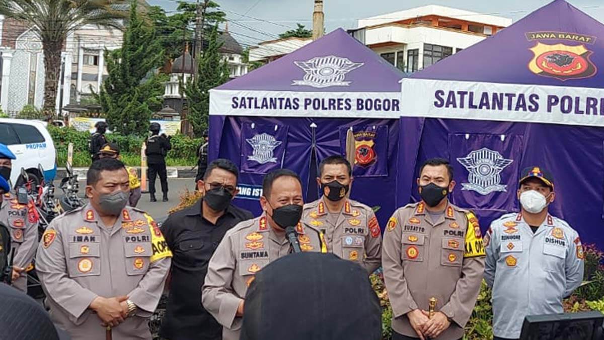 Kapolda Jabar Tinjau Arus Wisata di Puncak Bogor