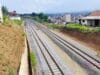 rel kereta api ganda