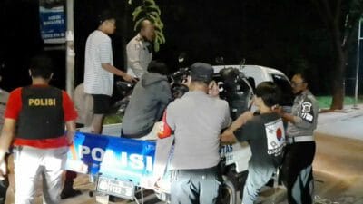 Gelar Operasi Libas, Polsek Cileungsi Amankan 4 Remaja.