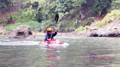 Arung Jeram Jadi Potensi Wilayah Desa Bantarjaya