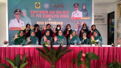 TP PKK Kabupaten Bogor Monev di Desa Banyuwangi Cigudeg