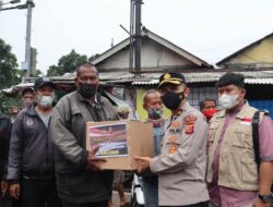 Polres Bogor dan Mahasiswa Kompak Bantu Masyarakat Terdampak Kenaikan Harga BBM