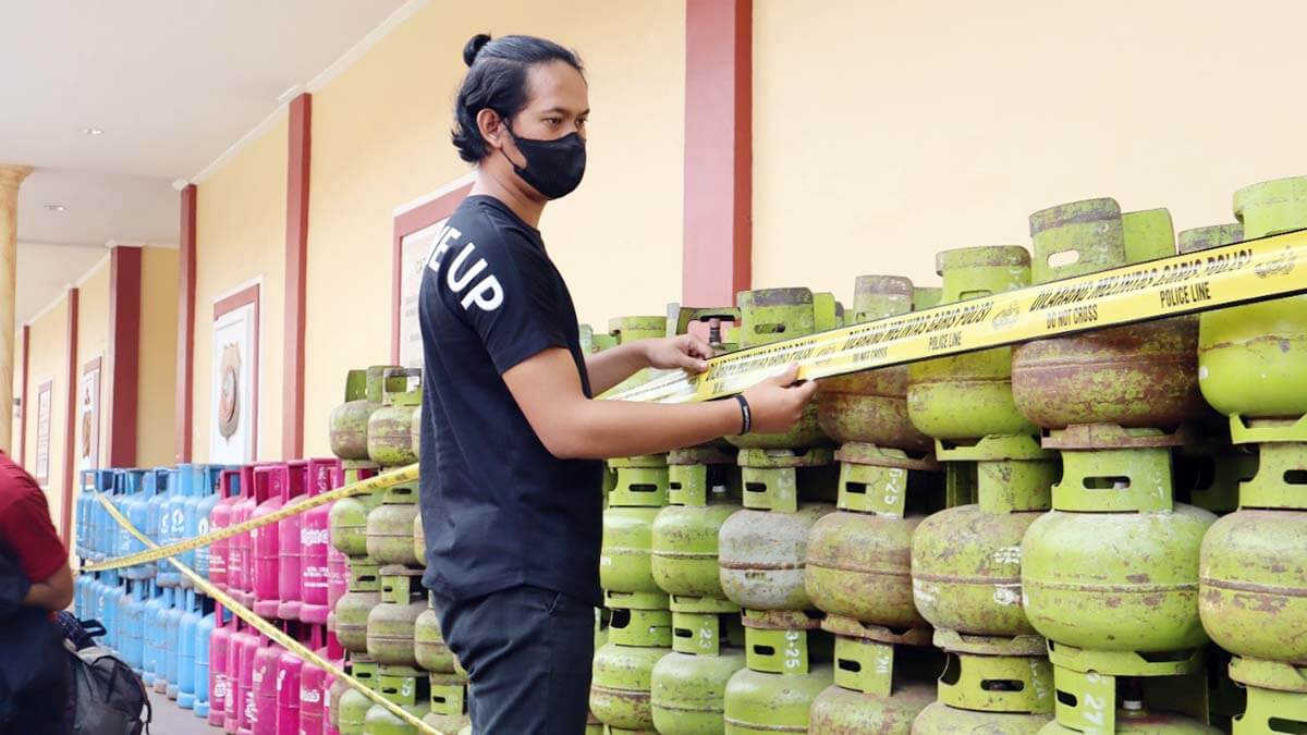 Pelaku Penyalahgunaan BBG Bersubsidi di Cileungsi Terkuak Penyalahgunaan BBG Bersubsidi