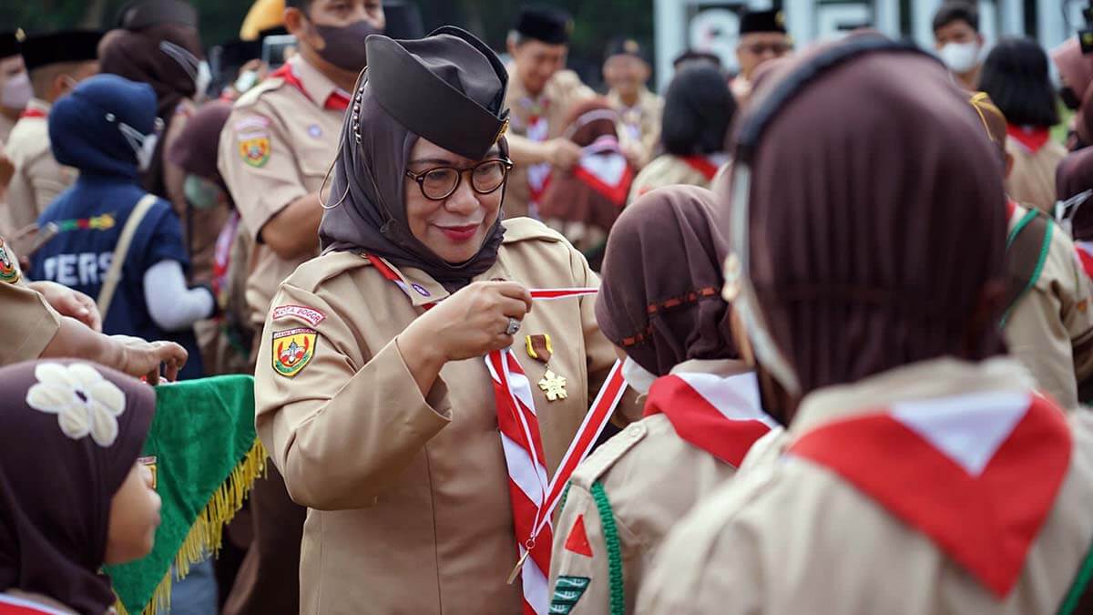 setda kota bogor ikut pramuka